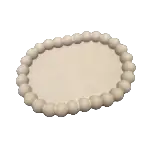 Padėkliukas ovalus baltas (PD004-1) (150X150)