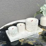 Žvakių rinkinys su stačiakampiu padėklu (RNG-Nr2-1) (150x150)