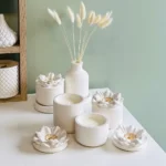 Žvakė su gėlės žiedu (ŽVG-037D) (1050x1200)